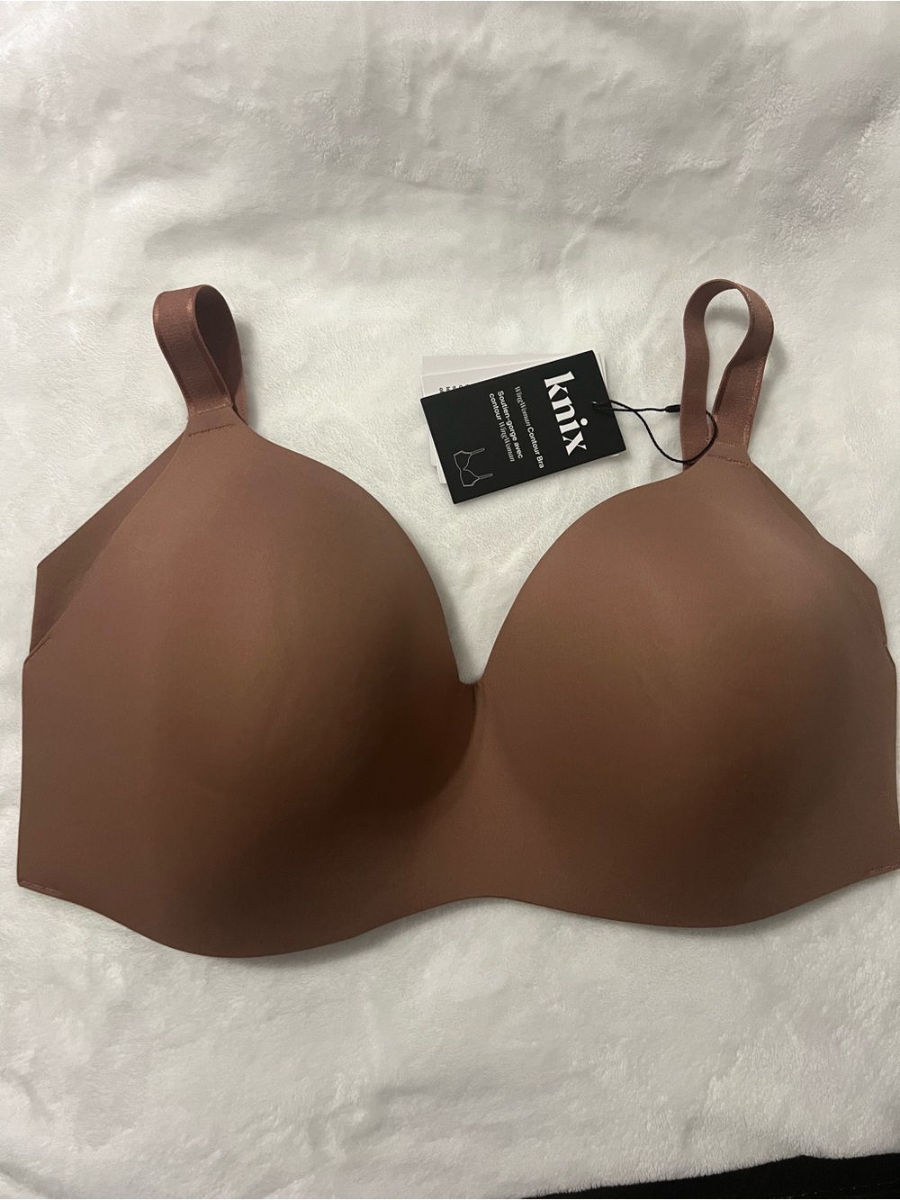 knix Smooth Molded Wireless Bra - Cocoa Brown